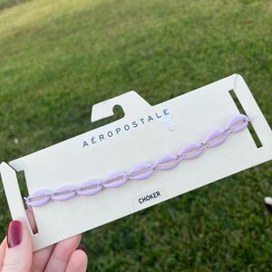 Aeropostale Lavender Shell Choker